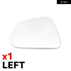 1ペアサイドバックミラー ガラスレンズ テスラ モデル3 2018 - 21広角ビューアンチグレアモデル3 - 1PC Left