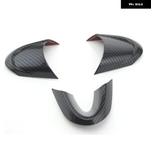 3個 カーボン ステアリングホイール トリム カバー MINI COOPER F54 F55 F56 F57 F60 自動車内装 装飾 カーアクセサリー - Style C