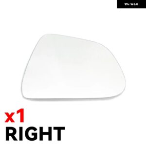 1PCS 車用広角ミラー 耐熱 防水 防眩 大型ビジョン バックミラー ガラス テスラ モデル3 車用アセスメント - 1PC Right