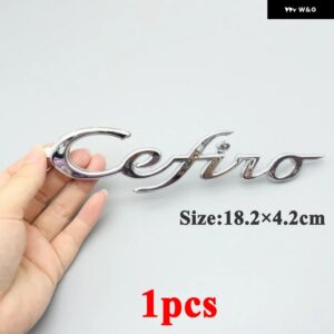 3D車用リア トランク テールゲート文字 単語 ロゴ ネームプレート バッジ デカール ステッカー エンブレム マキシマ セフィーロ - 1pcs Cefiro