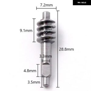 50T インフィニティ FX50 FX35 FX37 QX30 QX50 QX56 QX80 QX60 QX70 EX35 EX37 EX25 Q50 Q60 Q70 G25 G37 折りたたみ 式サイドビューミラー ギア - Metal　Worm