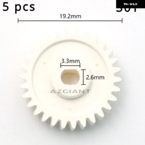 30T マツダ 2 3 6 ロードスター デミオ アクセラ アテンザ MX-5 CX-3 CX-4 CX-5 CX-7 CX-9 カーパーツ サイドウィングミラー 折りたたみ モーターギアセット - 5 pcs plastic gears