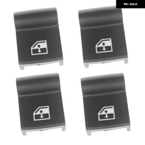 500X SIMBOLO ALFA ROMEO 159 ウィンドウ スイッチ ボタン カバー キャップ PULSANTE ALZAVETRO - 4pcs