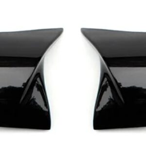 1ペア サイド リアビュー ウィングミラー カバー キャップ BMW 1 2 3 4シリーズ F20 F30 F31 F32 F34 F36 E84 2014 -2018 ABS グロス ブラック - Bright Black