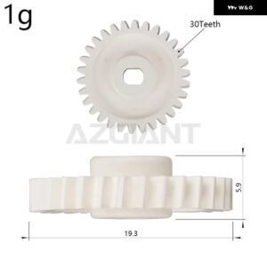 1個 30トゥースモーター バックミラー プラスチック ギア マツダ CX-3 CX-4 CX-5 CX-7 CX-9 - 1pcs plastic
