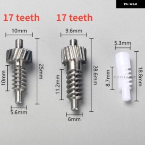 17T ACURA TLX MDX ILX RLX RDX TSX サイドパワー 折りたたみ ミラー リアビューモーターギアセット 金属 プラスチック カーパーツリペアキット - gear assembly