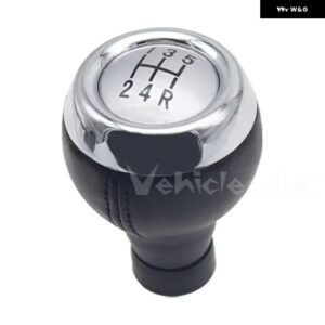 5/6速 マニュアル ギア シフト ノブ PUレザー MT レバー シフター ノブハンドル ミニクーパー R55 R56 R57 R58 R59 F55 F56 F54 F57 - silver　5　speed