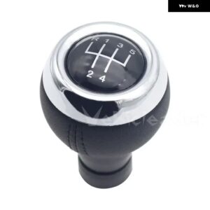 5/6速 マニュアル ギア シフト ノブ PUレザー MT レバー シフター ノブハンドル ミニクーパー R55 R56 R57 R58 R59 F55 F56 F54 F57 - black　5　speed