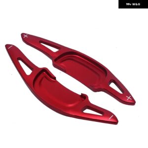 1ペア ステアリングホイール ギア シフト パドル シフター マツダ 3 MAZADA3 CX30 CX-30 2020 2021 2022 アルミ 合金 パドルエクステンション - Red