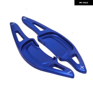 1ペア ステアリングホイール ギア シフト パドル シフター マツダ 3 MAZADA3 CX30 CX-30 2020 2021 2022 アルミ 合金 パドルエクステンション - Blue