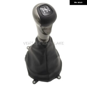 5/6速ギアスティック シフト ノブ ブラックレザー ブーツ ホンダ シビック DX EX LX 2006 - 11 - 5　speed　knob　boot