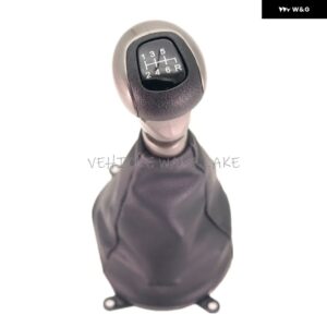 5/6速ギアスティック シフト ノブ ブラックレザー ブーツ ホンダ シビック DX EX LX 2006 - 11 - 6　speed　knob　boot