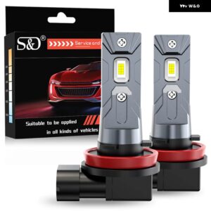 20000LM CANバス H8 H9 H11 LED ヘッドライト H16JP 9005 HB3 9006 HB4 LED 1:1 ミニランプ 3570 CSP 車用 ヘッドライト 電球 6000K 12V - H8