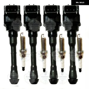 4個 22448-1KC0A イグニッション コイル スパークプラグパック C1807 UF-659 224481KC0A 日産 ジューク L4 1.6L - Ignition　coil　plug