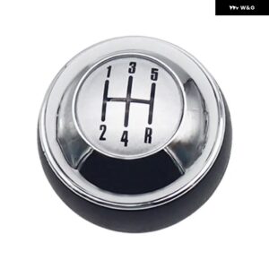 5/6速 マニュアル クローム カー ギア シフト ノブ レバー シフター ハンドル ボール ミニ R50 2000-2006 カブリオ R52 R53 クーパー 2002-2008 - 5　speed　silver