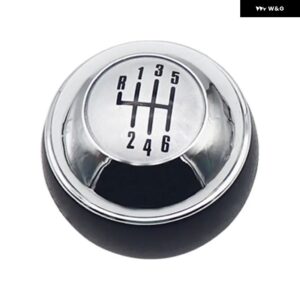 5/6速 マニュアル クローム カー ギア シフト ノブ レバー シフター ハンドル ボール ミニ R50 2000-2006 カブリオ R52 R53 クーパー 2002-2008 - 6　speed　silver