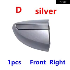 1個 フロント リア 左 右 外装 外側 ドアハンドル カバー 蓋 トヨタ カローラ 2014 - 18 - Front Right D