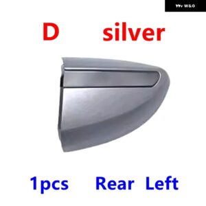 1個 フロント リア 左 右 外装 外側 ドアハンドル カバー 蓋 トヨタ カローラ 2014 - 18 - Rear Left D