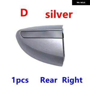 1個 フロント リア 左 右 外装 外側 ドアハンドル カバー 蓋 トヨタ カローラ 2014 - 18 - Rear Right D