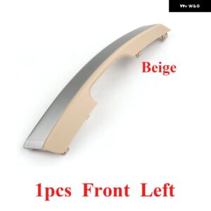 カーアクセサリー 内装 フロントドア トリム パネル アームレスト インナーハンドル 装飾 カバー トヨタ カローラ 2014~2017 - Beige-Front Left