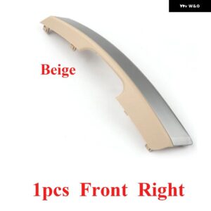 カーアクセサリー 内装 フロントドア トリム パネル アームレスト インナーハンドル 装飾 カバー トヨタ カローラ 2014~2017 - Beige-Front Right