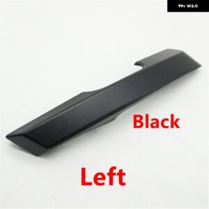 カーアクセサリー 内装 フロントドア トリム パネル アームレスト インナーハンドル 装飾 カバー トヨタ カローラ 2014~2017 - Black-Front Left