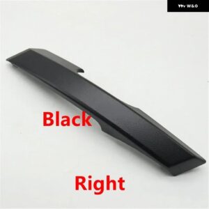 カーアクセサリー 内装 フロントドア トリム パネル アームレスト インナーハンドル 装飾 カバー トヨタ カローラ 2014~2017 - Black-Front Right