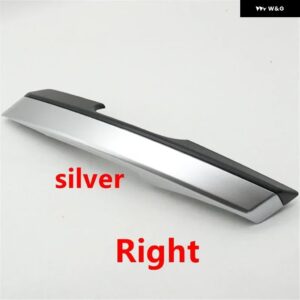 カーアクセサリー 内装 フロントドア トリム パネル アームレスト インナーハンドル 装飾 カバー トヨタ カローラ 2014~2017 - Silver Front Right