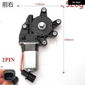 左 右 日産 SYLPHY TIIDA GENISS LIVINA 電気自動車 ウィンドウリフターモーター パワーガラスモーターレギュレーター 左/右 2ピン - front right-2pin