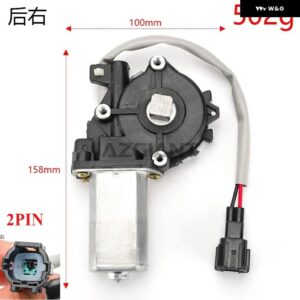 左 右 日産 SYLPHY TIIDA GENISS LIVINA 電気自動車 ウィンドウリフターモーター パワーガラスモーターレギュレーター 左/右 2ピン - rear right-2pin