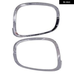 MINI COOPER F55 F56 F57 2014+ リア フレーム ランプカバー 仕上げ カーパーツ 51712285495 51712285496 テールライト サラウンド トリム - Silver