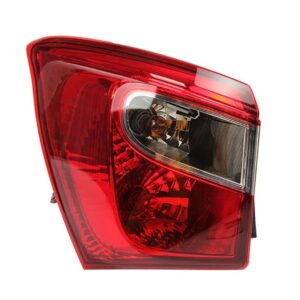 車用 リア テールライト ブレーキテールランプ 電球 付き テールランプ テールライト スズキ S-CROSS S CROSS 2014 2015 SX4 2016 - Outer Left