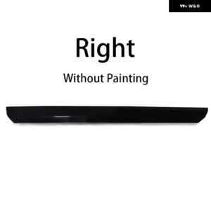 フォルクスワーゲン VW ティグアン Rライン フロント バンパー ロアモールディング トリム 塗装なし カーアクセサリー 2017 2018 2019 - 1 Right