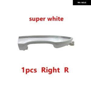 トヨタ カローラ 2014 - 18 車 外装 外側 ドアハンドル - 1pcs super white R