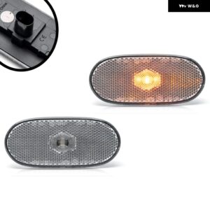MERCEDESBENZSPRINTERW906 VW CRAFTER2E2F LEDクリアランスランプ CANバスポジションシティライトサイドマーカーウィンカー - Type 2 Clear Lens