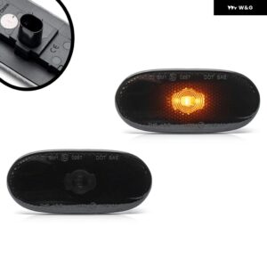 MERCEDESBENZSPRINTERW906 VW CRAFTER2E2F LEDクリアランスランプ CANバスポジションシティライトサイドマーカーウィンカー - Type 2 Smoked Lens