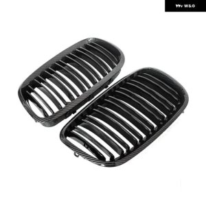 BMW X5 /E70 /X6 /X6M 2007-2013 グリル フロント バンパー インテーク キドニー グリル グリル ダブルライン グリル キット - Double Line Carbon