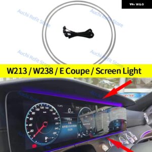 64色LED エアベント 3D回転ツイーター スピーカー メルセデス ベンツ W213 E クラス クーペAMG E43 E53 E250 インテリア アンビエントライト - Screen light