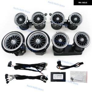 64色LED エアベント 3D回転ツイーター スピーカー メルセデス ベンツ W213 E クラス クーペAMG E43 E53 E250 インテリア アンビエントライト - W213 New EQS Vent