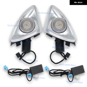 64色LED エアベント 3D回転ツイーター スピーカー メルセデス ベンツ W213 E クラス クーペAMG E43 E53 E250 インテリア アンビエントライト - New W213 4D Speaker