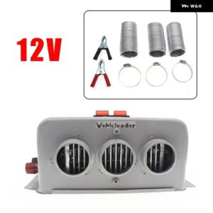 12V 24V 車用ヒーター 電動冷却暖房ファン 500W ポータブル電気乾燥機 フロントガラス 曇り止め デミスター デフロスター トラック 用 - 12V