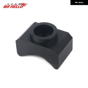 ライトジャッキ アクスル アダプター リフティングサドル ポータブル ビレット アルミ 油圧 ジャッキ アダプター ボトルジャッキ フロアジャッキ - black