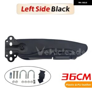 汎用 カーシート アームレスト ハンド ホルダー 手すり アームレスト サポート 36CM トラック トレーラーキャラバンボートバスモーターホーム - Black Left-Black