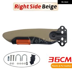 汎用 カーシート アームレスト ハンド ホルダー 手すり アームレスト サポート 36CM トラック トレーラーキャラバンボートバスモーターホーム - Beige Right-Yellow