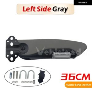 汎用 カーシート アームレスト ハンド ホルダー 手すり アームレスト サポート 36CM トラック トレーラーキャラバンボートバスモーターホーム - Gray Left-Gray