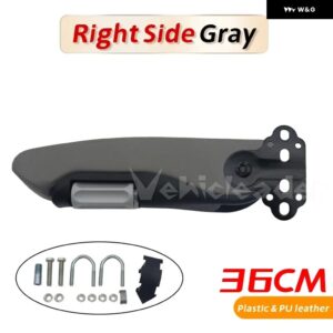 汎用 カーシート アームレスト ハンド ホルダー 手すり アームレスト サポート 36CM トラック トレーラーキャラバンボートバスモーターホーム - Gray Right-Gray