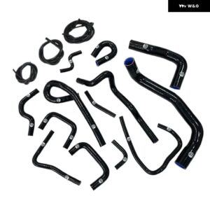 シリコン ラジエーター ホース 日産 スカイライン GTS ECR33 R33 GTS25T RB25DET 93-98 - K8-24-25-64-V Black