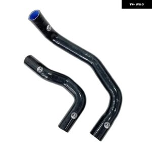 シリコン ラジエーター ホース 日産 スカイライン GTS ECR33 R33 GTS25T RB25DET 93-98 - K8-24-25 Black