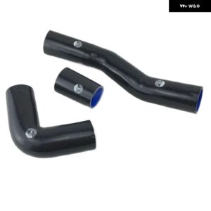 シリコンインタークーラーターボ パイプ キット ランドローバー ディフェンダー 300 TDI レッド/ブルー/ブラック - K8-62 BLACK