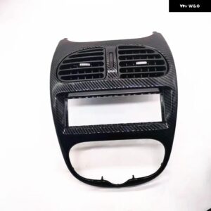 適合 プジョー 206 フェイシア パネル フェイスプレート ダッシュ ダッシュボード エア アウトレット 206CC エアコン パネル クォーツ時計 パネル - Middle tuyere